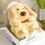 Manta para Bebé con Peluche Cacharel | Perrito Amarillo | Súper Suave, Cálida y de Apego