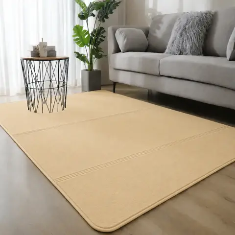 Alfombra Rabbit 100x130 cm | Pelo Corto Símil Conejo Antideslizante