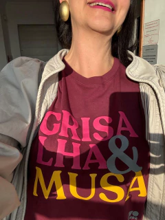 Camiseta Grisalha e Musa - Lojinha AVÓ(SIDADE)