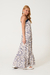 VESTIDO LONGO DANI ESTAMPA PORCELANA - Mudi