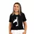Camisa Alfabeto Unissex Preta na internet