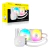 Watercooling Corsair H100 RGB 240mm Blanco | CPU Cooler, Doble Ventilador, ARGB - tienda online