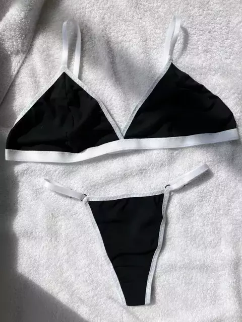 Conjunto Berry Negro (con elásticos blancos) - comprar online