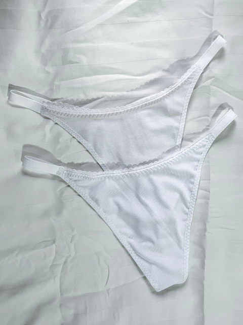 Pack Tanga Beck x 2 Blanco - comprar online
