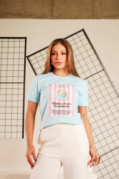 T-shirt - Minha xícara transborda - comprar online