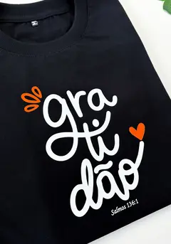 T-SHIRT FEMININA - GRATIDÃO - - comprar online