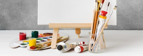 Banner da categoria Desenho e pintura