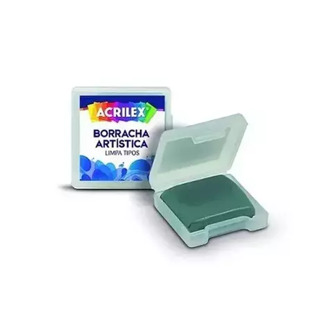 Borracha Acrilex Artitisca Limpa Tipos