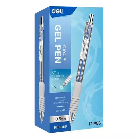 Caneta Esferográfica Deli Grip Gel ST 0.5mm Unidade - comprar online
