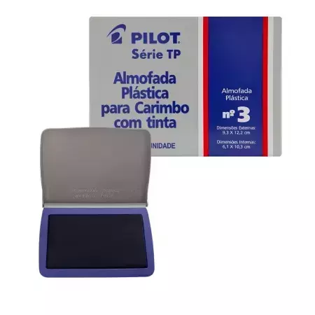 Almofada Para Carimbo Pilot N°3 Série TP - unidade - comprar online