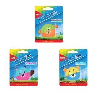 Apontador Tris C/Depósito Zoo Duplo - Cores Sortidas - comprar online