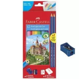 Lápis de Cor Faber Ecolápis C/12 Cores - comprar online