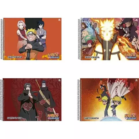 Caderno Cartografia CD Naruto 60Fls São Domingos
