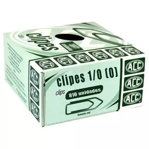 Clipes 1/0 ACC c/810 Unidades - comprar online
