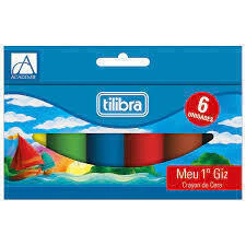 Gizão de Cera Tilibra Meu 1°Giz C/6 Cores Académie - comprar online