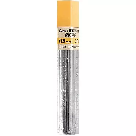 Grafite Pentel 0.9 2B Tubo C/12 Minas - comprar online