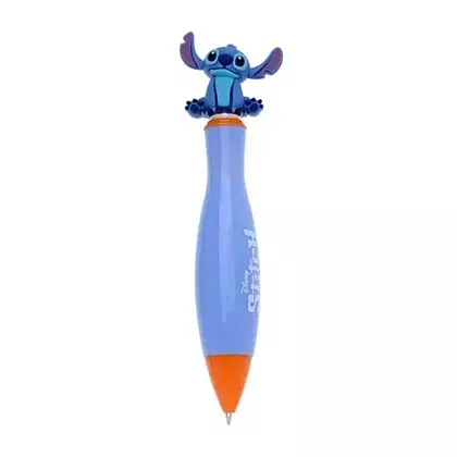 Caneta Esferográfica Mini Retrátil Stitch Molin Azul