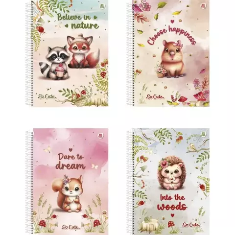 Caderno Universitário CD 10X1 So Cute 160Fls São Domingos - comprar online