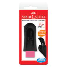 Apontador c- Depósito e Borracha Blister Faber Castell