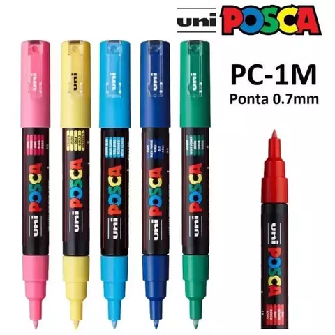 Caneta Uni Posca 0.7mm PC-1M
