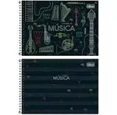 Caderno de Música Capa Dura Tilibra Pequeno C/80 Fls - comprar online
