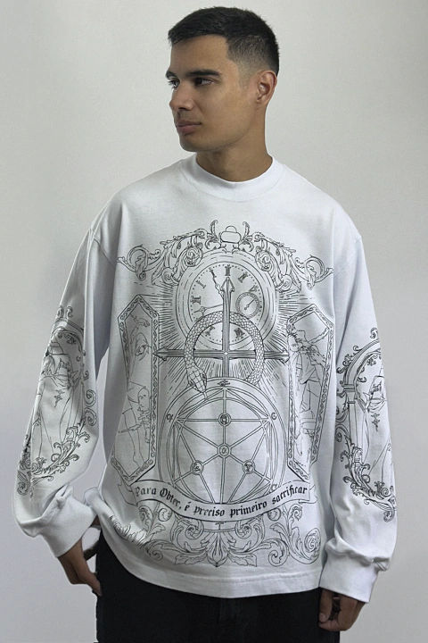Long Sleeve Brotherhood - Branco