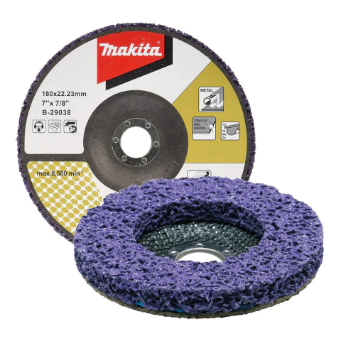 Disco Limpiador Fibra Morado 7'' Makita B-29038