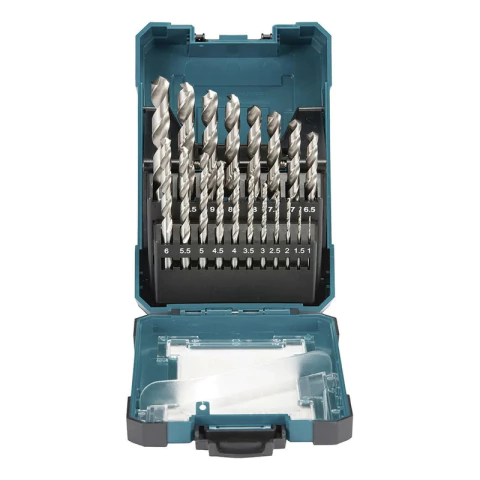 Juego De Brocas Hss-g Para Metal Hp De Makita, 19 Unidades, 1,0/10,0 Mm D-67549