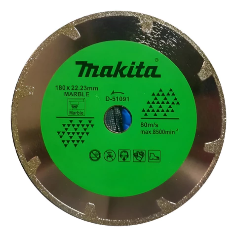 Disco Diamantado Electrochapado Makita 7 (180mm) D-51091