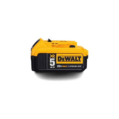 Bateria Dewalt Dcb205 20v Max Xr, Ion De Litio, 5.0ah, Color Negro/amarillo