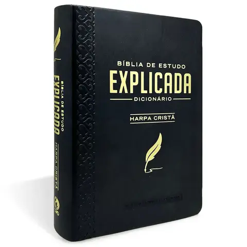 Bíblia De Estudo Explicada Média Luxo