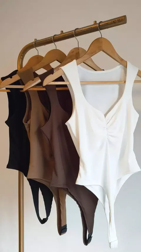 Body Escote corazon con frunce