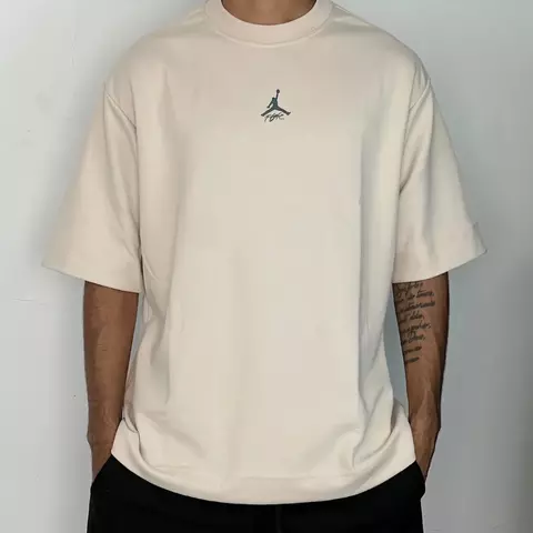 Camisa Jordan Flight T-Shirt Bege – Oversized - comprar online