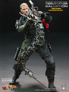 Terminator salvation John connor (final battle) sideshow exclusive Hot toys 2009