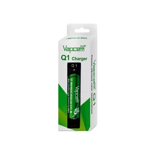 Cargador Vapcell Q1 de una bahía para baterías recargables Li-ion y Ni-MH"