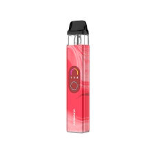 Vaporesso XROS 4 pod con pantalla LED, control de potencia y batería de 1000 mAh color rosa y rojo