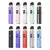 Varias unidades del vaporizador VAPORESSO XROS 5 en diferentes colores, mostrando su diseño moderno y pantalla de potencia.
