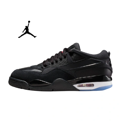 Air Jordan 4 RM 'Black White Varsity Red' - Tamanho 47 US14