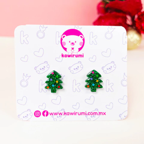Aretes arbol navideño - comprar en línea