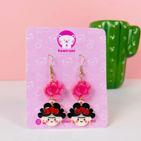 Aretes Frida Kahlo - comprar en línea