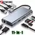 Hub USB C - com leitor de cartão 4K HDMI/VGA/Tipo C PD/RJ45/SD/TF - comprar online
