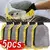 1/5 pçs luvas de lavagem de carro waterproof microfibra