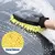 1/5 pçs luvas de lavagem de carro waterproof microfibra - loja online