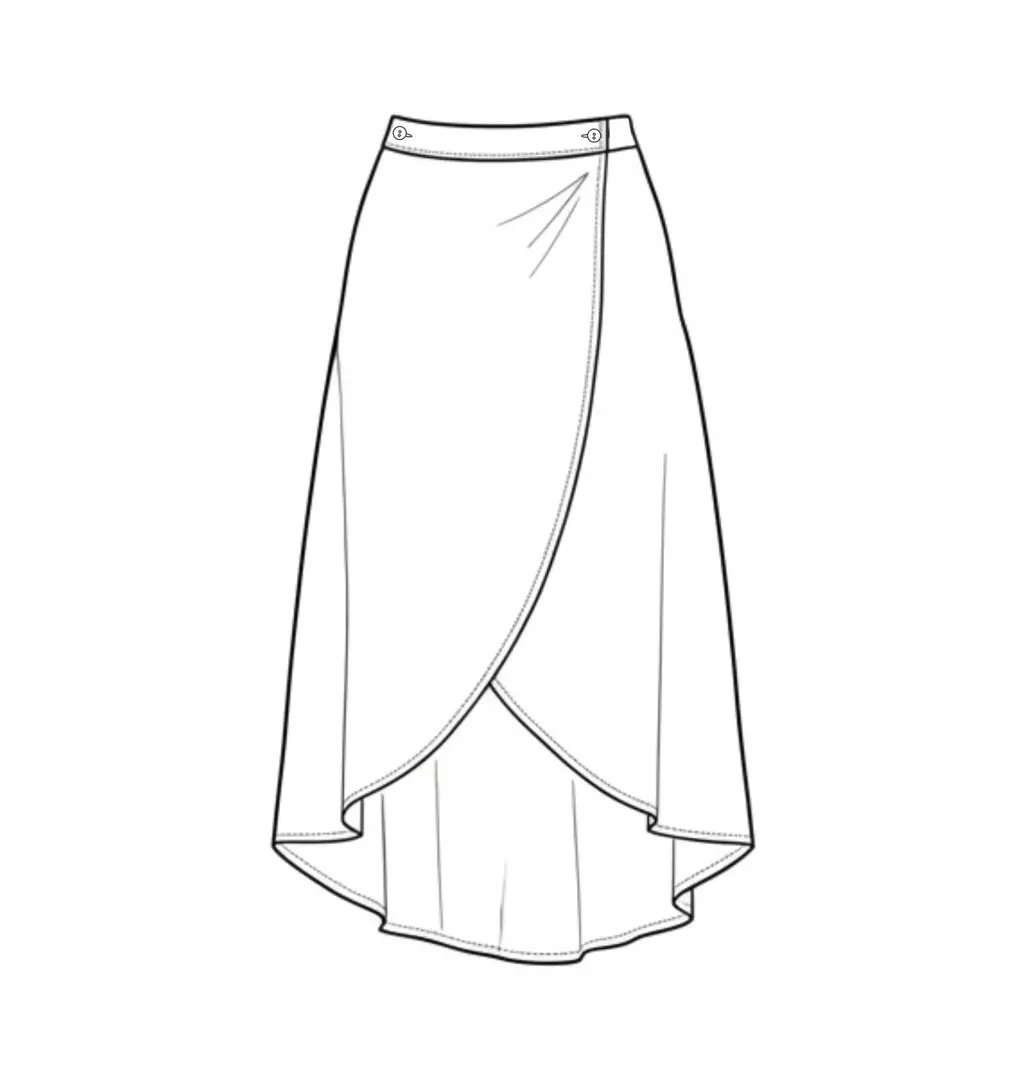 Molde Saia Envelope Impresso