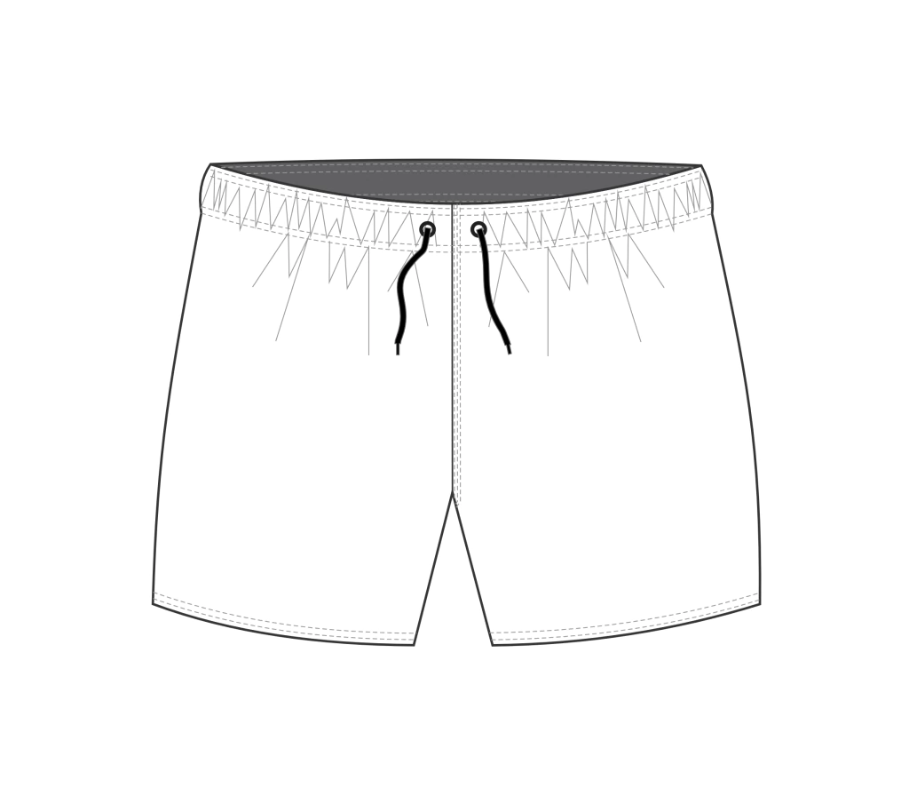 Molde Short Infantil Impresso