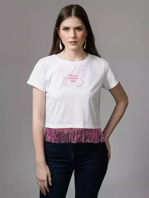 Camiseta Cropped "I Don't Know Her" Mariah Carey - comprar online