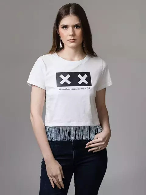 Camiseta Cropped "Trouble in L.A." Camila Cabello - comprar online