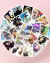 Set Stickers Posters Personalizados x10 - Nicotinart