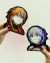 Sticker Lenticular 3D - Asuka y Rei - Evangelion - comprar online