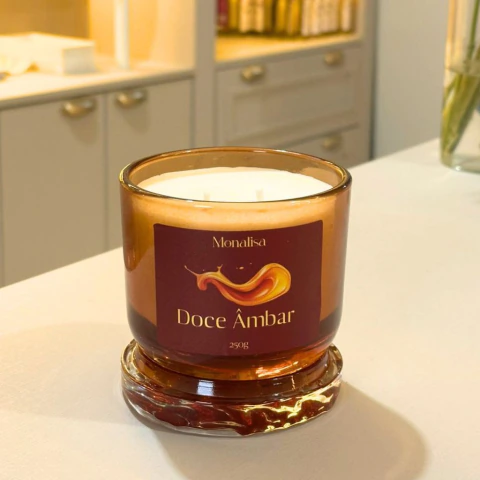 Vela Doce Âmbar